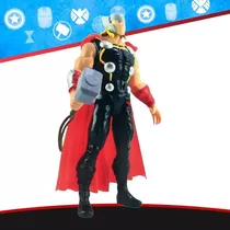 Figura Heroe Thor Super Heroe Accion Avengers Marvel 22cm 