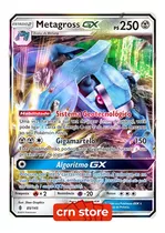 Carta Pokémon Metagross Gx Guardiões Ascendentes