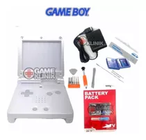 Kit Game Boy Advance Sp Carcasa + Cargador + Extra + H 09