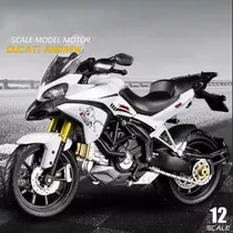 Motocicleta Ducati Mts Enduro White/black 1/12