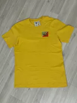 Remera adidas Originals Amarilla Bordada T.s Solo Un Uso !!!