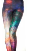 Calza Leggings Simil Blackmilk Galaxy Rainbow Multicolor