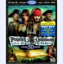 Piratas Del Caribe En Mareas Misteriosas 3d Bluray