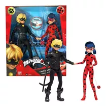 Figura Ladybug Y Cat Noir Misión Cumplida Miraculous Ladybug