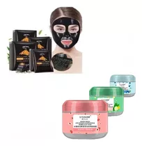 Kit Mascarilla De Lodo Volcánico + Mascarilla Carbonatada 