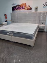 Box Spring Y Copete  / Cama 