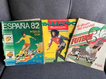 Álbumes  Futbol 82-86-90 Completamente Llenos..