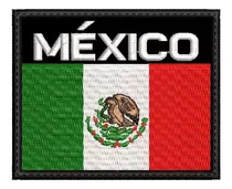 Pack De 10 Pza Bordado Bandera De Mexico