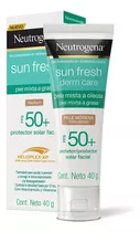 Protector Solar Facial Neutrogena Sun Fresh Tono Medio 40g