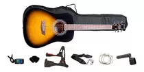 Pack De Guitarra Acustica Gwl George Washburn Limited/urdile