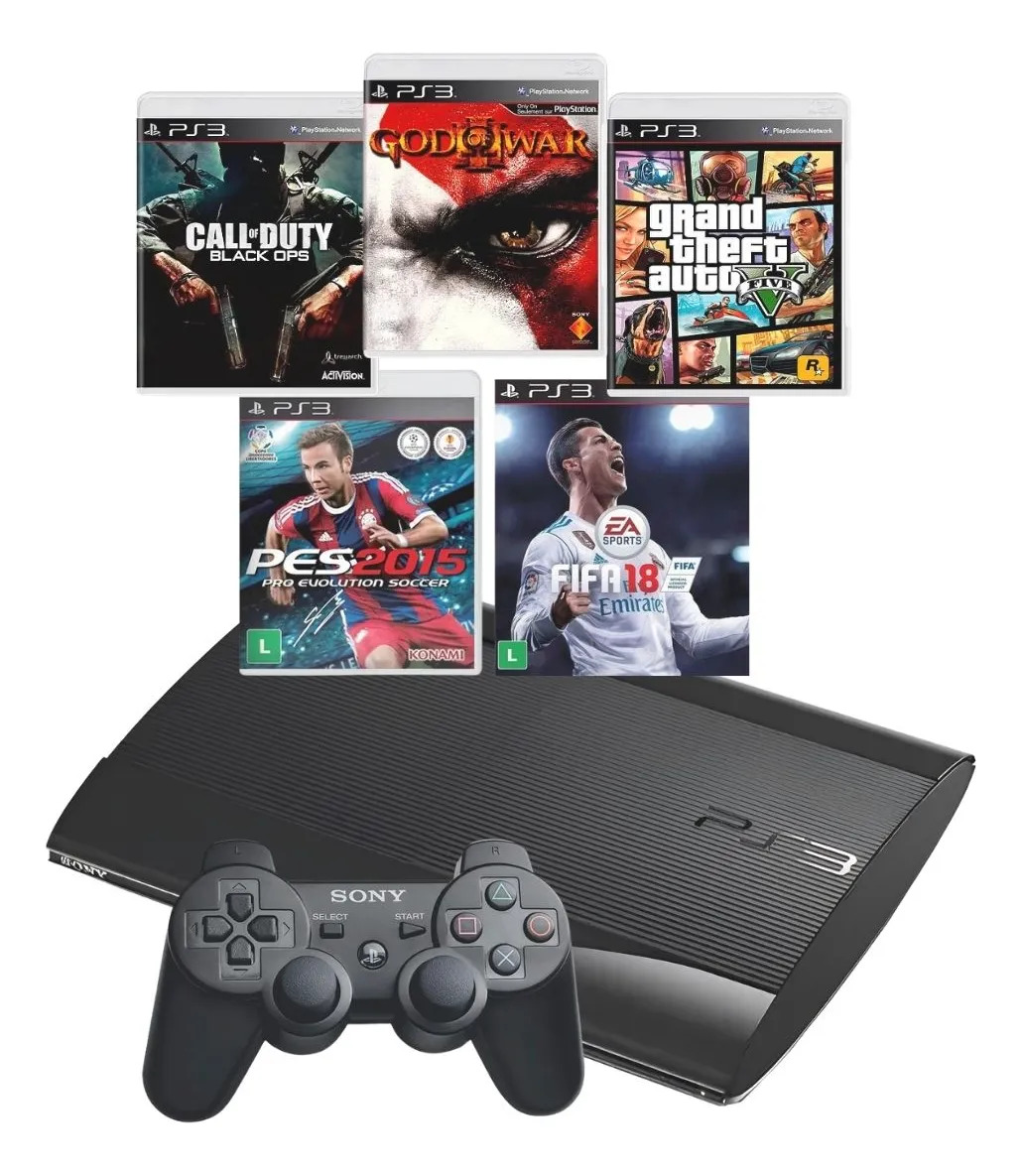 Hd 500gb Ps3 Com Jogos | Mercado Livre