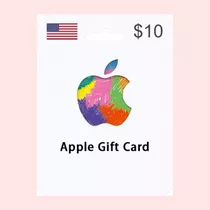 Tarjeta Gift Card Apple 10 Dólares Eeuu