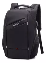 Bolso Mochila Usb Porta Notebook Antirrobo Candado Seguridad