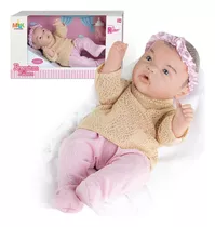 Bebê Reborn Boneca Menina Realista Brinquedo Banho Silicone