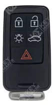Carcasa Volvo Smart Key 5 Botones Con Espadin De Emergencia
