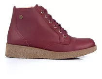 Bota Botita Borcego Cuero Mujer Clasica Citadina