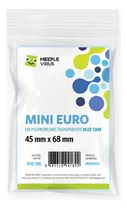 Card Sleeves Mini Euro 45 X 68 Mm (bc) 100 Unid Meeple Virus