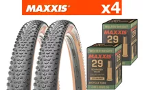 Pack Maxxis 2 Neumas Rekon Race 29x2.25 Tanwall + 2 Cámaras