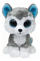 Pelúcia Beanie Boos Ty Colecionáveis 16cm Husky Slush Cão