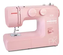 Máquina De Coser Recta Janome 3112 Portable Rosa 220v - 240v