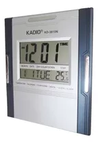 Reloj Digital De Pared Mesa Temperatura Y Fecha Alarma Kadio