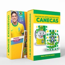 50 Artes Caneca Flork Brasil Copa Do Mundo 2022 Arquivos Jpg