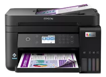 Impresora A Color Multifunción Epson Ecotank L6270 Con Wifi Color Negro