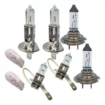 Kit Lampada Farol Alto Baixo E Milha Neblina ( Foco Duplo )