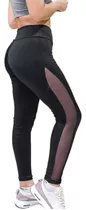 Calza Leggin Con Transparencia Microtul Sexy Doblepe