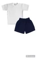 Conjunto Colegial Remera Y Short Niño/a Mas Docena Soquetes