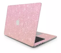 Adesivo Skin Glitter Pink Macbook : Varios Modelos