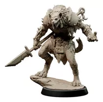 Miniaturas Culto Voraz Gnol Guerreiro Tamanho 20cm