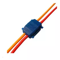 Conector Fio 1,0 A 2,5mm Cor Azul Com 5 Peças