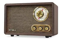 Victrola Radio Fm Am Con Bluetooth Madera Retro Style 