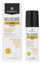 Heliocare 360 Gel Oil Free Toque Seco Spf50 Con Color