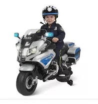 Moto A Bateria Policial Bmw Para Niños Y Niñas Sonido Luces