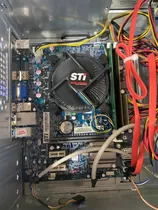 Kit Placa Mãe Sti  1155 Com Core I3 + 4 Gb