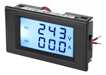 Voltímetro Digital D69-2042 Amperímetro De Tela Dupla Ac80-3