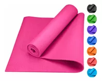 Tapete Yoga Pilates Fitness Ejercicio Portátil 3mm Grosor Color Rosa