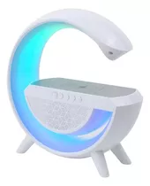 Luminária Rgb Caixa Som G Speaker Carregador Indução Smart 