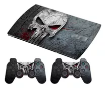 Skin Punisher Ps3 Super Slim Para Consola 