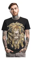 Camiseta Camisa King Reggae Dj Leão Dread  T-shirts Tumblr