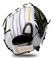 Guante De Softbol - Diestro 12 .5 Blanco Dorado