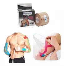 Cinta Tape Neuromuscular Vendaje Venda Tape Kinesiologico Color Piel