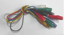 Juego De Caimanes Con Cable Para Electrónica (5 Pares)