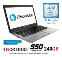 Notebook Hp 840 Intel Core I7 16gb Ssd240gb C/garantia E N.f