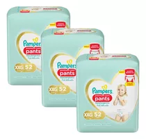 Pack X 3 Pampers Premium Care Pants Xxg 52 / xg 52 / G 62