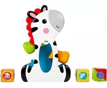 Brinquedo Zebra Com Blocos Surpresa Fisher Price - Mattel