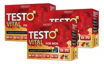 Testo Vital For Men A A Z Zinco 180 Cápsulas Softgel