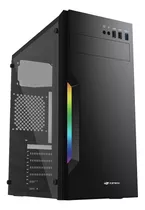 Gabinete Gamer C3tech Mt-g210bk Fita Led Frontal Rgb Usb 3.0 Cor Preto